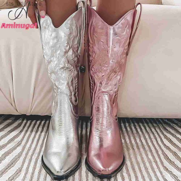 boots cowboy western boots sewing floral mid-calf boots for women 2023 spring summer shining embroidery fashion cool shoes t230824, Black
boots cowboy western boots sewing floral mid-calf boots for women 2023 spring summer shining embroidery fashion cool shoes t230824, Black