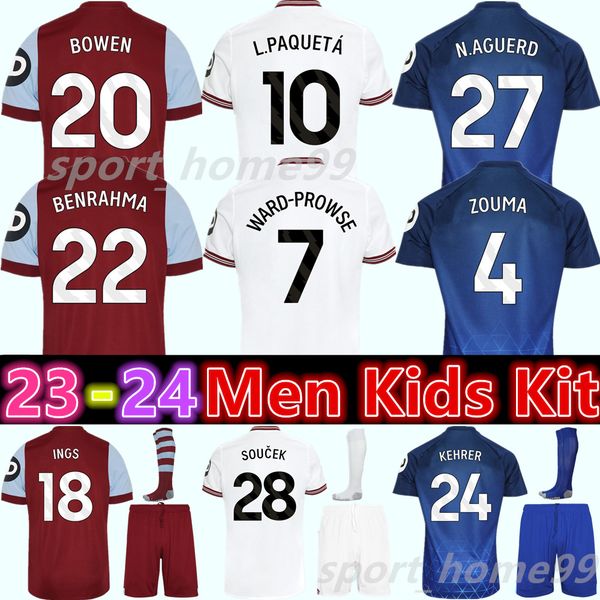 new 23 24 west hams bowen soccer jerseys benrahma l.paqueta 2023 2024 ward prowse antonio home away 3rd football shirt zouma uniteds men kid, Black
new 23 24 west hams bowen soccer jerseys benrahma l.paqueta 2023 2024 ward prowse antonio home away 3rd football shirt zouma uniteds men kid, Black