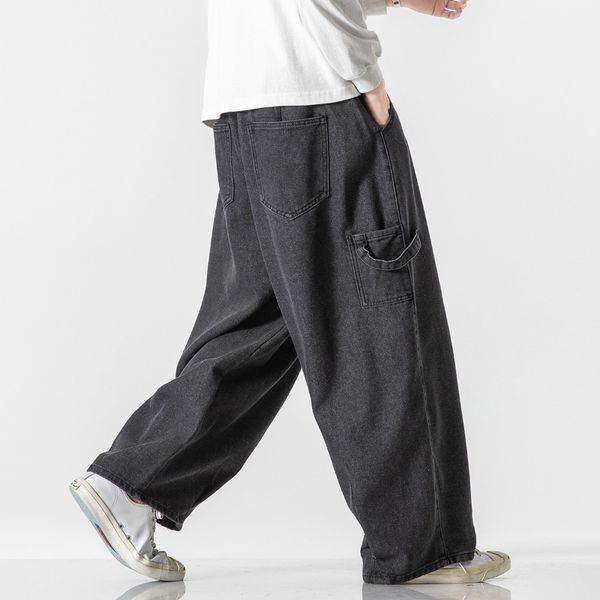 men's jeans 2023 autumn street casual baggy hip hop wide leg trousers classic all match black denim male 5xl 230825, Blue
men's jeans 2023 autumn street casual baggy hip hop wide leg trousers classic all match black denim male 5xl 230825, Blue