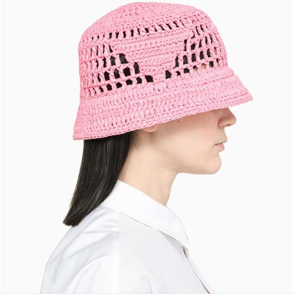 luxury designer bucket hat summer straw for women handmade with embroidered letters beach travel ladies sun y23, Blue;gray
luxury designer bucket hat summer straw for women handmade with embroidered letters beach travel ladies sun y23, Blue;gray