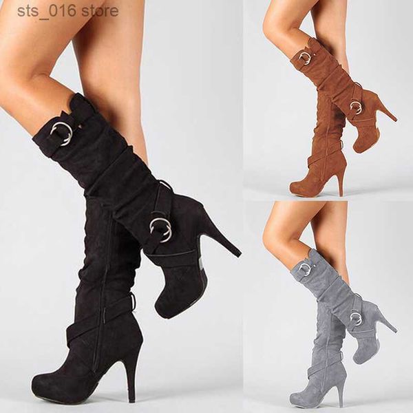 boots 2023 knee high women boots thin high heel round toe platform fashion ladies pu leather boots size 34-43 lady shoes t230824, Black
boots 2023 knee high women boots thin high heel round toe platform fashion ladies pu leather boots size 34-43 lady shoes t230824, Black