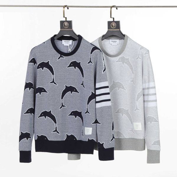 men's hoodies sweatshirts tb browin new tb dolphin color woven round neck sweater men's and women's casual coat, Black
men's hoodies sweatshirts tb browin new tb dolphin color woven round neck sweater men's and women's casual coat, Black