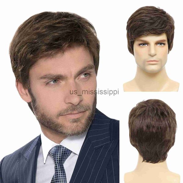 synthetic wigs bchr men's wigs short mens brown wig layered natural hair costume halloween heat resistant synthetic wigs for men male x, Black
synthetic wigs bchr men's wigs short mens brown wig layered natural hair costume halloween heat resistant synthetic wigs for men male x, Black