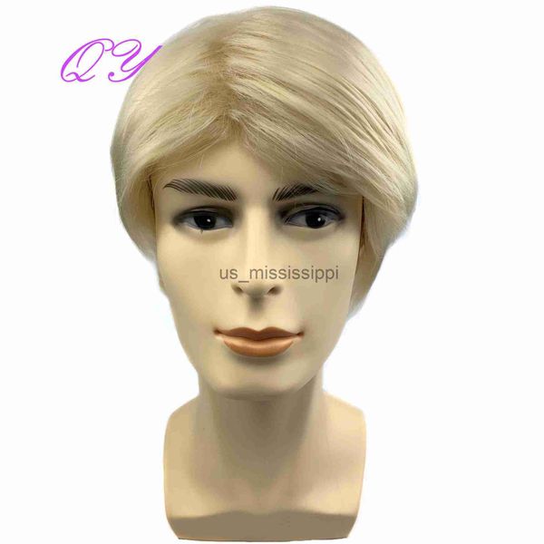 synthetic wigs qy hair short blonde straight men wigs high temperature fiber synthetic cosplay daily use hair wigs x0826, Black
synthetic wigs qy hair short blonde straight men wigs high temperature fiber synthetic cosplay daily use hair wigs x0826, Black