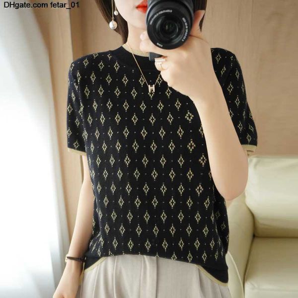 new spring summer short-sleeved women o-neck slim cotton blend pullover vest t-shirt knitted base printing casual knit sweater, White
new spring summer short-sleeved women o-neck slim cotton blend pullover vest t-shirt knitted base printing casual knit sweater, White