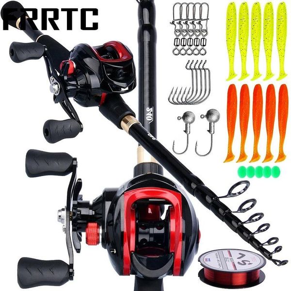 accessories fishing combo telescopic fishing rod with 19+1bb 7.2:1 baitcasting fishing reel line lure hook for outdoor travel fishing
accessories fishing combo telescopic fishing rod with 19+1bb 7.2:1 baitcasting fishing reel line lure hook for outdoor travel fishing