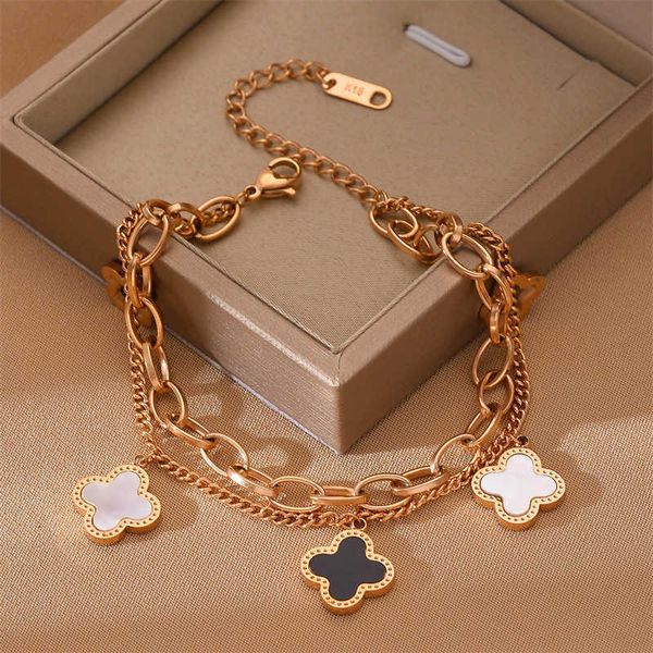designer bracele vcat pendant fashion luxury jewelry diamond gold necklace style titanium steel women's four-leaf clover double layer c, Silver
designer bracele vcat pendant fashion luxury jewelry diamond gold necklace style titanium steel women's four-leaf clover double layer c, Silver