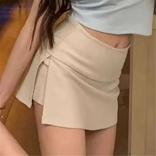 split high skirts waisted sports pants yoga breathable anti exposure fake two piece tennis running fitness skirt, Black
split high skirts waisted sports pants yoga breathable anti exposure fake two piece tennis running fitness skirt, Black