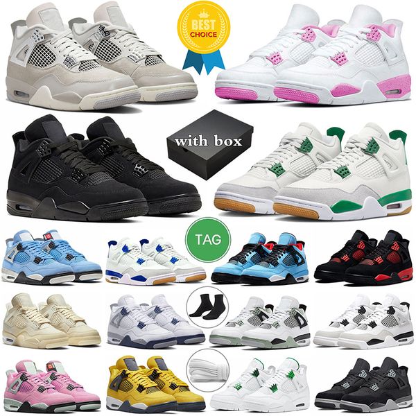 with box 4 basketball shoes men women jumpman 4s black cat pine green university pink frozen moments white cement red bred mens trainers out
with box 4 basketball shoes men women jumpman 4s black cat pine green university pink frozen moments white cement red bred mens trainers out