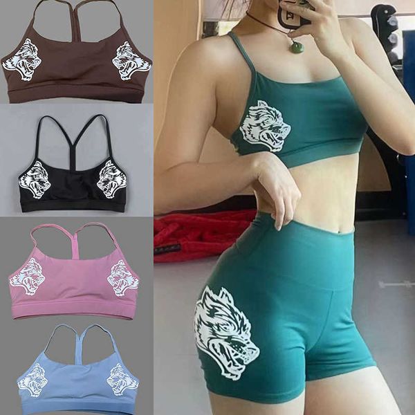 darcsport wolf head sports bra underwear shockproof belt chest cushion fitness tank sports top, Gray
darcsport wolf head sports bra underwear shockproof belt chest cushion fitness tank sports top, Gray