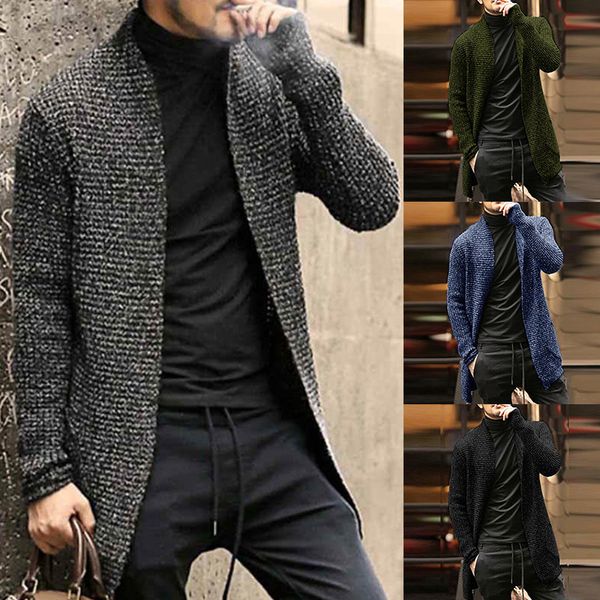 men s sweaters thick mens cardigan spring autumn clothing fashion windbreaker knit long sleeve solid color warm sweater concise style coat 2, White;black
men s sweaters thick mens cardigan spring autumn clothing fashion windbreaker knit long sleeve solid color warm sweater concise style coat 2, White;black