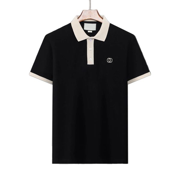 new luxury polo men's polo designer t-shirt cotton blend short sleeve casual breathable summer solid color dress, White;black
new luxury polo men's polo designer t-shirt cotton blend short sleeve casual breathable summer solid color dress, White;black