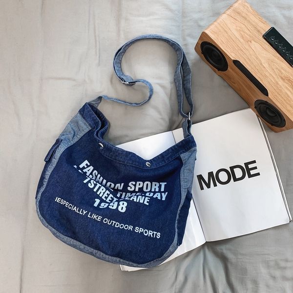 evening bag 's fashion denim shoulder high sense ladys large capacity versatile handbags female leisure simplicity crossbody 230826
evening bag 's fashion denim shoulder high sense ladys large capacity versatile handbags female leisure simplicity crossbody 230826