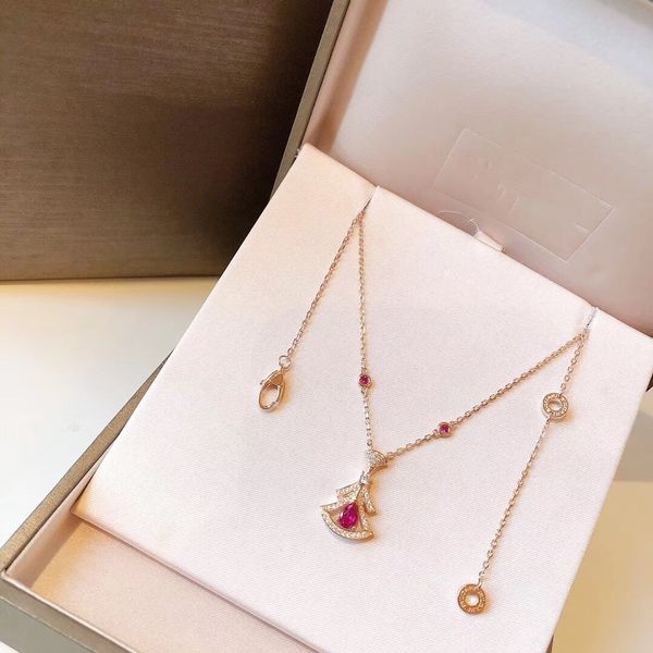 pendant necklace magnificent inspirations brand designer red zircon crystal fan shape charm choker for women jewelry party gift, Silver
pendant necklace magnificent inspirations brand designer red zircon crystal fan shape charm choker for women jewelry party gift, Silver