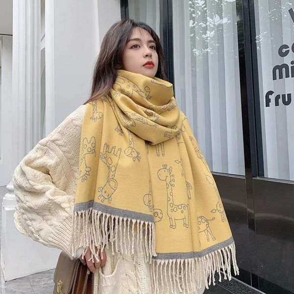 title shawl fresh neckerchiefs cartoon warm office air conditioned room cloak spring and autumn double sided, Blue;gray
title shawl fresh neckerchiefs cartoon warm office air conditioned room cloak spring and autumn double sided, Blue;gray