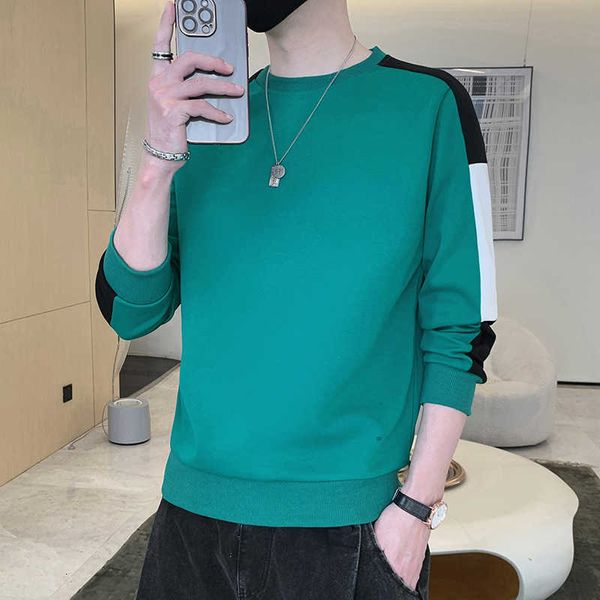2023 binjie contrast spliced round neck sweater men's spring and autumn long sleeve t-shirt fashion brand men's casual loose korea, Black
2023 binjie contrast spliced round neck sweater men's spring and autumn long sleeve t-shirt fashion brand men's casual loose korea, Black