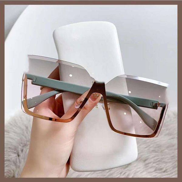 half frame metal sunglasses fashionably slimming womens uv proof glasses, White;black
half frame metal sunglasses fashionably slimming womens uv proof glasses, White;black