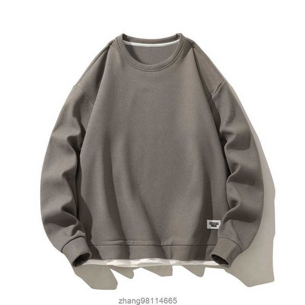 men's sweater autumn new style waffle blank round neck loose sweater men's casual long sleeve top, Black
men's sweater autumn new style waffle blank round neck loose sweater men's casual long sleeve top, Black