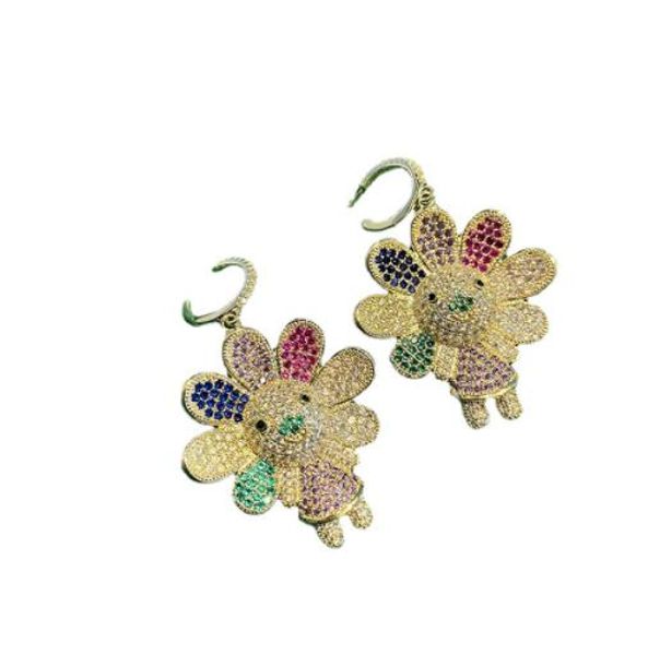 knot s925 silver needle hip hop sun flower doll earrings colorful zircon 18k gold jewelry color preserving cute cartoon
knot s925 silver needle hip hop sun flower doll earrings colorful zircon 18k gold jewelry color preserving cute cartoon