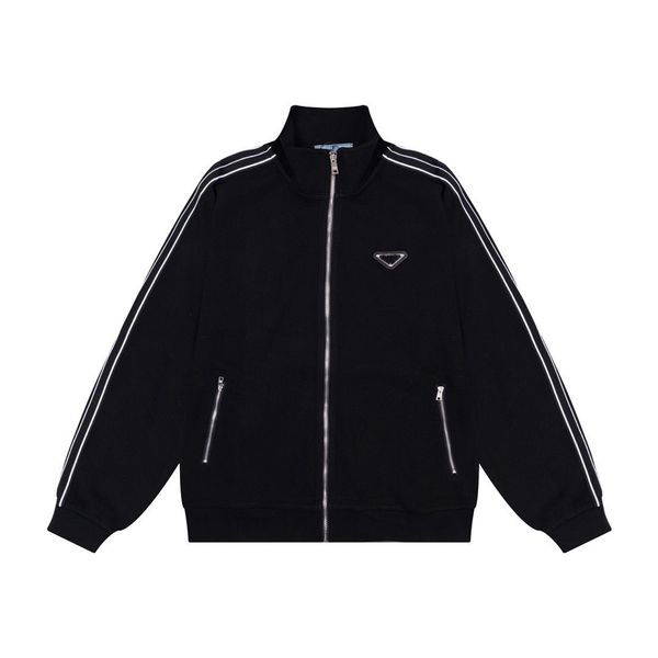 designer jacket prado color blocking zipper jacket stand up collar sports jacket embroidered casual fashion jacket, Black;brown
designer jacket prado color blocking zipper jacket stand up collar sports jacket embroidered casual fashion jacket, Black;brown