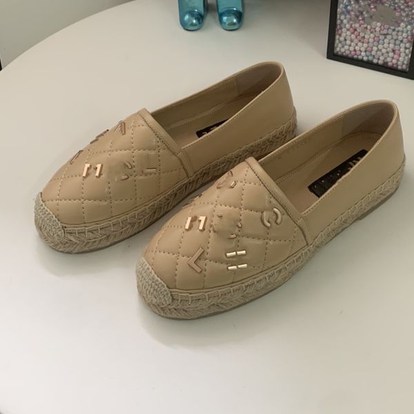 luxury designer c letter qulited checks loafers summer classic fashion women espadrilles loafer fisherman canvas flat shoe leather designer, Black
luxury designer c letter qulited checks loafers summer classic fashion women espadrilles loafer fisherman canvas flat shoe leather designer, Black