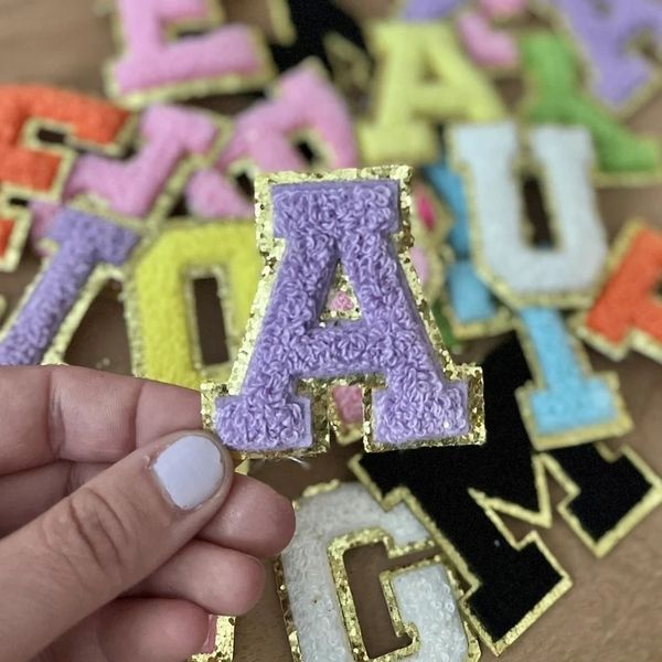 bag parts accessories 5.5cm chenille letter patch small self adhesive varsity diy cosmetic nylon pouch gold glitter trim embroidery 230826, Black
bag parts accessories 5.5cm chenille letter patch small self adhesive varsity diy cosmetic nylon pouch gold glitter trim embroidery 230826, Black