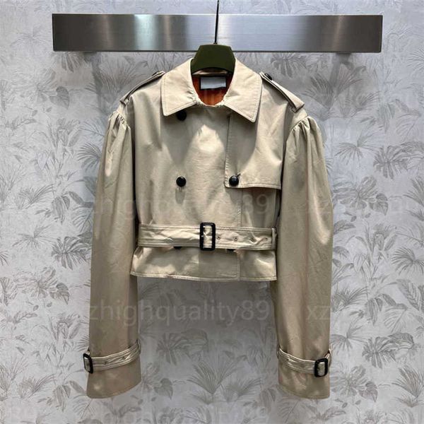 womens jacket trench coats designer women fashion bubble sleeved double breasted short windbreaker luxury temperament designers jackets 55, Black;brown
womens jacket trench coats designer women fashion bubble sleeved double breasted short windbreaker luxury temperament designers jackets 55, Black;brown