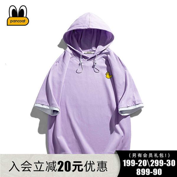 pancoat hip hop trend in europe and america street summer short sleeve t-shirt for men's new hooded couple half sleeve bottom shirt, Black
pancoat hip hop trend in europe and america street summer short sleeve t-shirt for men's new hooded couple half sleeve bottom shirt, Black