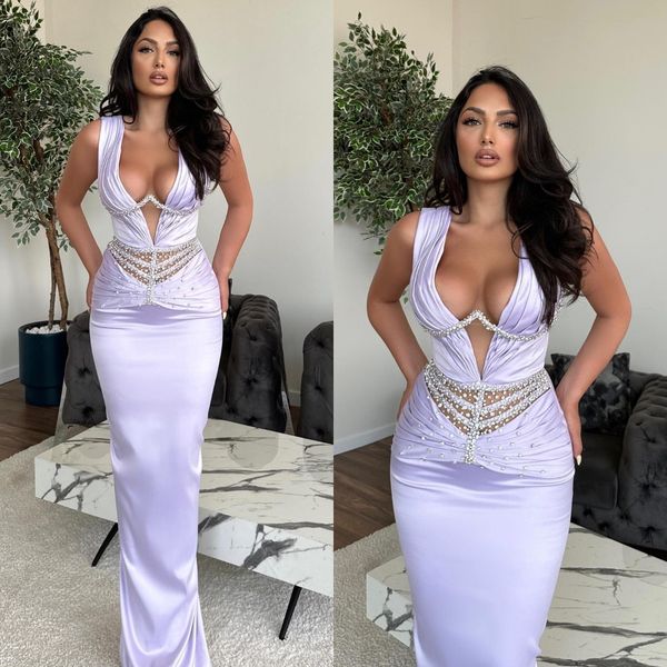 lavender evening dresses v neck beads collar waist party prom dress pleats formal long red carpet dress for special occasion, Black;red
lavender evening dresses v neck beads collar waist party prom dress pleats formal long red carpet dress for special occasion, Black;red