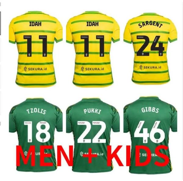 23 24 norwich pukki soccer jerseys city 2023 2024 hugill rashica mclean dowell buendia tzolis sargent home yellow away green football shirt, Black;yellow
23 24 norwich pukki soccer jerseys city 2023 2024 hugill rashica mclean dowell buendia tzolis sargent home yellow away green football shirt, Black;yellow