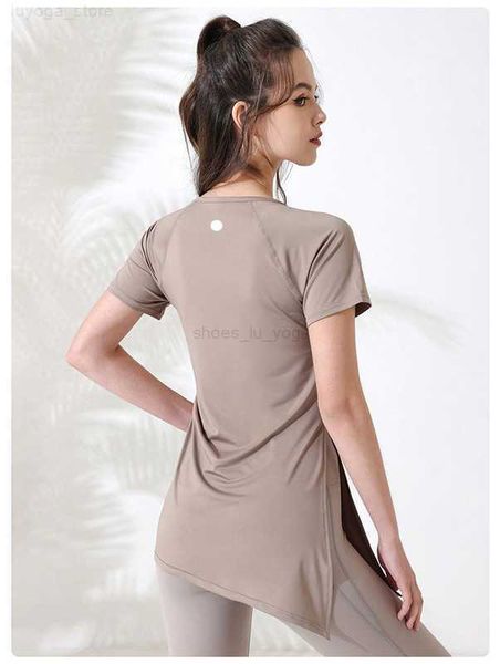lu women yoga short sleeve shirt sports long style outfit workout loose blouse fitness workout fashion tees
lu women yoga short sleeve shirt sports long style outfit workout loose blouse fitness workout fashion tees