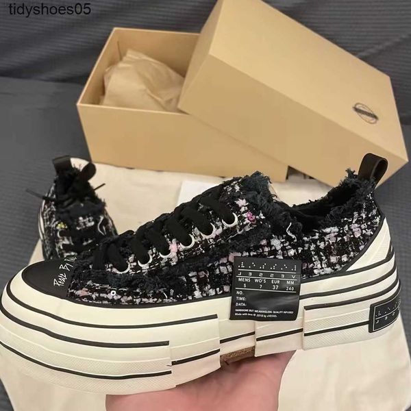 xvessel wu jianhao black valentine's day low cork inside high thick soled vulcanized beggar canvas shoes for men and women
xvessel wu jianhao black valentine's day low cork inside high thick soled vulcanized beggar canvas shoes for men and women