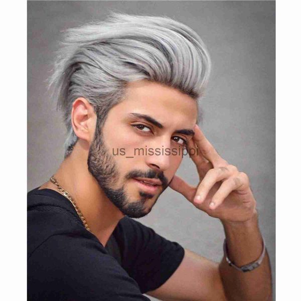 synthetic wigs wigs for men short synthetic hair natural silver gray party daily use hightemperature fiber heat resistant x0826, Black
synthetic wigs wigs for men short synthetic hair natural silver gray party daily use hightemperature fiber heat resistant x0826, Black