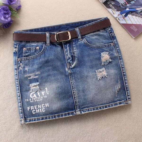summer half skirt korean mid waist hole all match cowboy short skinny anti glow blue girl, Black
summer half skirt korean mid waist hole all match cowboy short skinny anti glow blue girl, Black