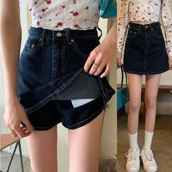 large size fat mm denim short skirt female spring and summer high waist a word slim loose pear shaped figure hip, Black
large size fat mm denim short skirt female spring and summer high waist a word slim loose pear shaped figure hip, Black