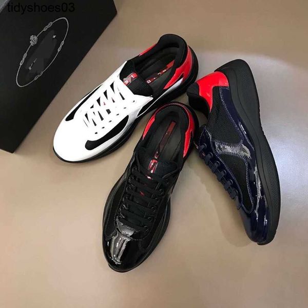 men's shoes new high-end cowhide patchwork breathable mesh fabric men's versatile shoes prads sports board shoes, Black
men's shoes new high-end cowhide patchwork breathable mesh fabric men's versatile shoes prads sports board shoes, Black