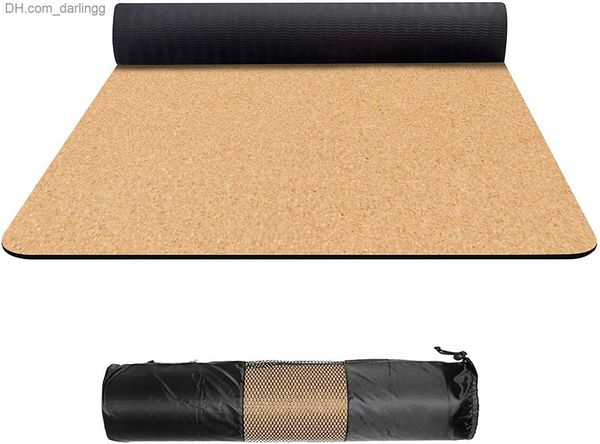 6mm super thick non slip extra wide cork yoga mat with eco-friendly material absorb sweat exercise yoga pilate equipment q230826
6mm super thick non slip extra wide cork yoga mat with eco-friendly material absorb sweat exercise yoga pilate equipment q230826