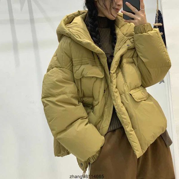 korean version of winter new loose hooded casual personality short down jacket for women with small stature, thickened bread jacket, Black
korean version of winter new loose hooded casual personality short down jacket for women with small stature, thickened bread jacket, Black