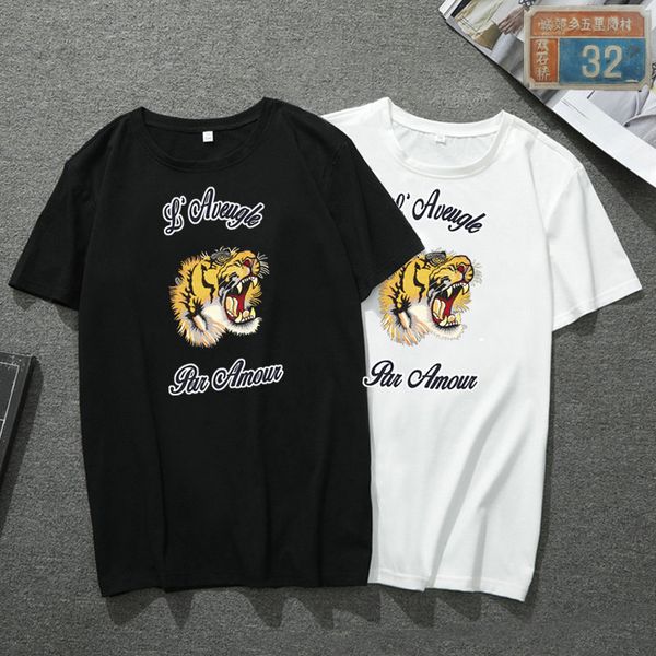 men's t-shirts short sleeve leopard tiger head letter casual breathable comfortable stretch cotton shortsleeves slim fit style male rou, White;black
men's t-shirts short sleeve leopard tiger head letter casual breathable comfortable stretch cotton shortsleeves slim fit style male rou, White;black