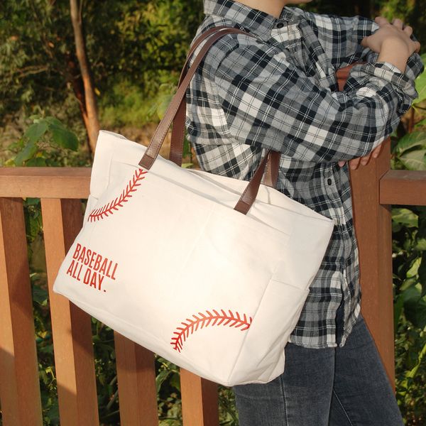 evening bags domil 25 pcs embroidery baseball tote bag large capacity canvas shoulder shopping white 230826
evening bags domil 25 pcs embroidery baseball tote bag large capacity canvas shoulder shopping white 230826