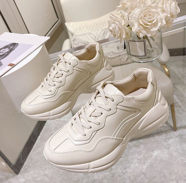 designer rhyton casual shoes multicolor men women sneakers dad trainers vintage genuine leather chaussures shoe increase platform leisure sn, Black
designer rhyton casual shoes multicolor men women sneakers dad trainers vintage genuine leather chaussures shoe increase platform leisure sn, Black