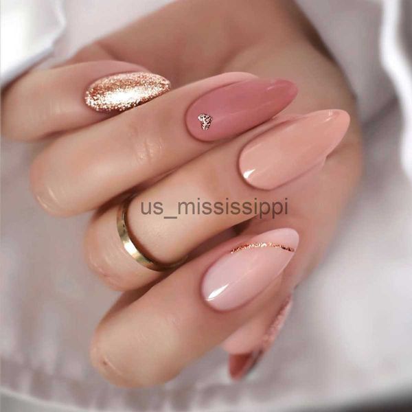 false nails 24pcs glitter gold powder almond false nails gentle flower design fake nail for girls diy full cover nail tips press on nails x0, Red;gold
false nails 24pcs glitter gold powder almond false nails gentle flower design fake nail for girls diy full cover nail tips press on nails x0, Red;gold