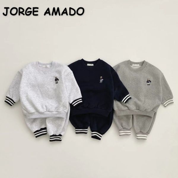 rompers spring autumn toddler girl boy casual suit cute bear o-neck long sleeve fleece sweatshirtssweatpants kids 2pcs set e22152 230825, Blue
rompers spring autumn toddler girl boy casual suit cute bear o-neck long sleeve fleece sweatshirtssweatpants kids 2pcs set e22152 230825, Blue