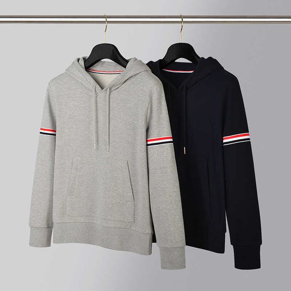 ucne men's hoodies sweatshirts tb trendy stripe pure cotton hooded pullover sweater couple casual pocket coat, Black
ucne men's hoodies sweatshirts tb trendy stripe pure cotton hooded pullover sweater couple casual pocket coat, Black