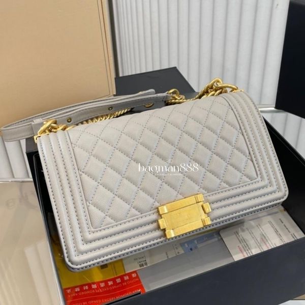 7a designer bag le boy crossbody shoulder bags caviar lambskin leather quilted flap handbags women solid hasp gold silver metal chain clutch
7a designer bag le boy crossbody shoulder bags caviar lambskin leather quilted flap handbags women solid hasp gold silver metal chain clutch