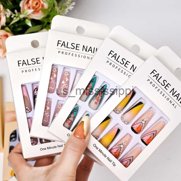 false nails 24pcsbox fake nail long ballet reusable acrylic press on nails artificial nails full cover false nail tips with jelly stickers x, Red;gold
false nails 24pcsbox fake nail long ballet reusable acrylic press on nails artificial nails full cover false nail tips with jelly stickers x, Red;gold