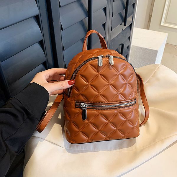 sales women shoulder bag 5 colors small and light leisure backpack classic embroidered diamond handbag this year popular solid color leather backpacks 2312#, Khaki
sales women shoulder bag 5 colors small and light leisure backpack classic embroidered diamond handbag this year popular solid color leather backpacks 2312#, Khaki