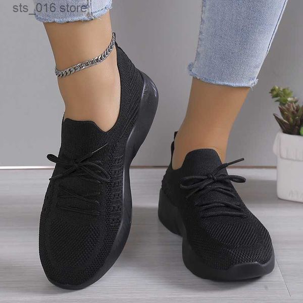 dress shoes lace-up breathable knitted sneakers women comfort non-slip platform sports shoes woman flat heels autumn shoes zapatillas mujer, Black
dress shoes lace-up breathable knitted sneakers women comfort non-slip platform sports shoes woman flat heels autumn shoes zapatillas mujer, Black