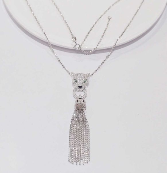 i2zb jxj.s925 sterling silver card leopard head tassel necklace women's versatile and exaggerated design sweater chain
i2zb jxj.s925 sterling silver card leopard head tassel necklace women's versatile and exaggerated design sweater chain