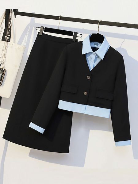 two piece dress plus size office ladies elegant sets korean casual long sleeve blazerskirts for women 4xl clothing 230826, White
two piece dress plus size office ladies elegant sets korean casual long sleeve blazerskirts for women 4xl clothing 230826, White